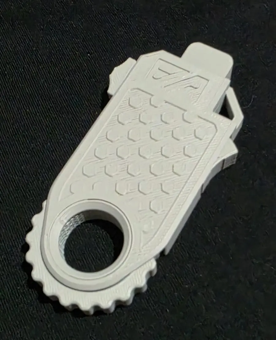 Utility Fidget, white/grey glitter